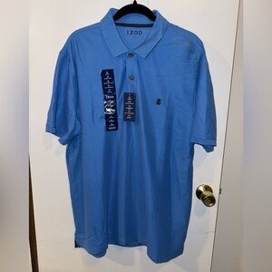 NWT IZOD Men’s Blue Polo Shirt Size XL